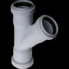 PPC T-stuk 45° 40 mm