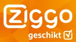 Q-Link coax kabel stekker recht 5 meter wit kabelkeur