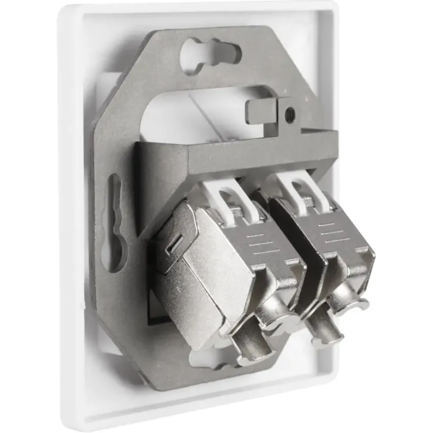 Q-Link FTP contactdoos CAT7 inbouw dubbelvoudig 8 polig RJ45