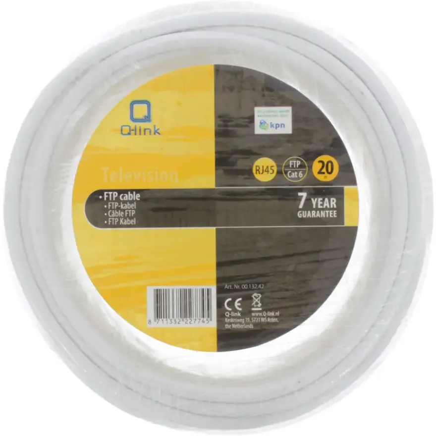 Q-Link FTP snoer 20 meter KPN keur