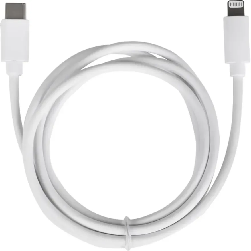 Q-Link Laadsnoer van USB-C naar iPhone 1 Meter Wit