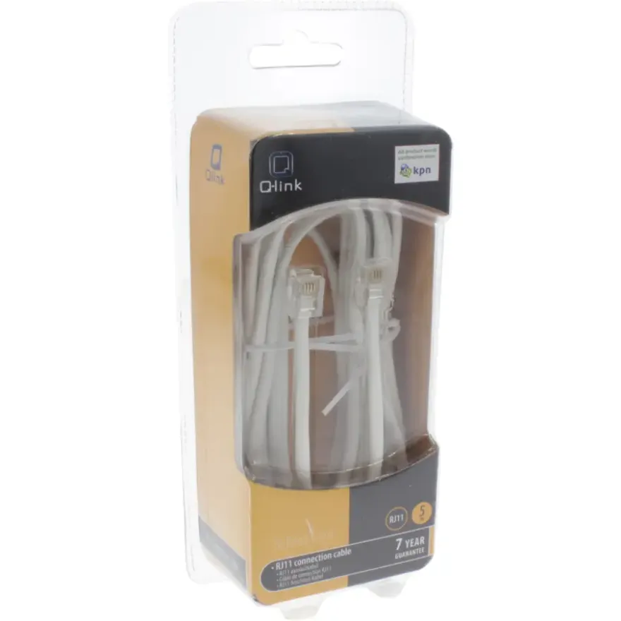 Q-Link RJ11 5 meter KPN keur