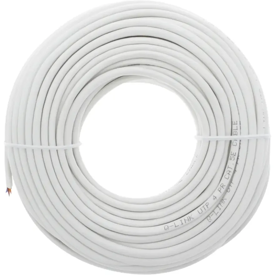 Q-Link UTP kabel CAT5E AWG26 20 meter wit