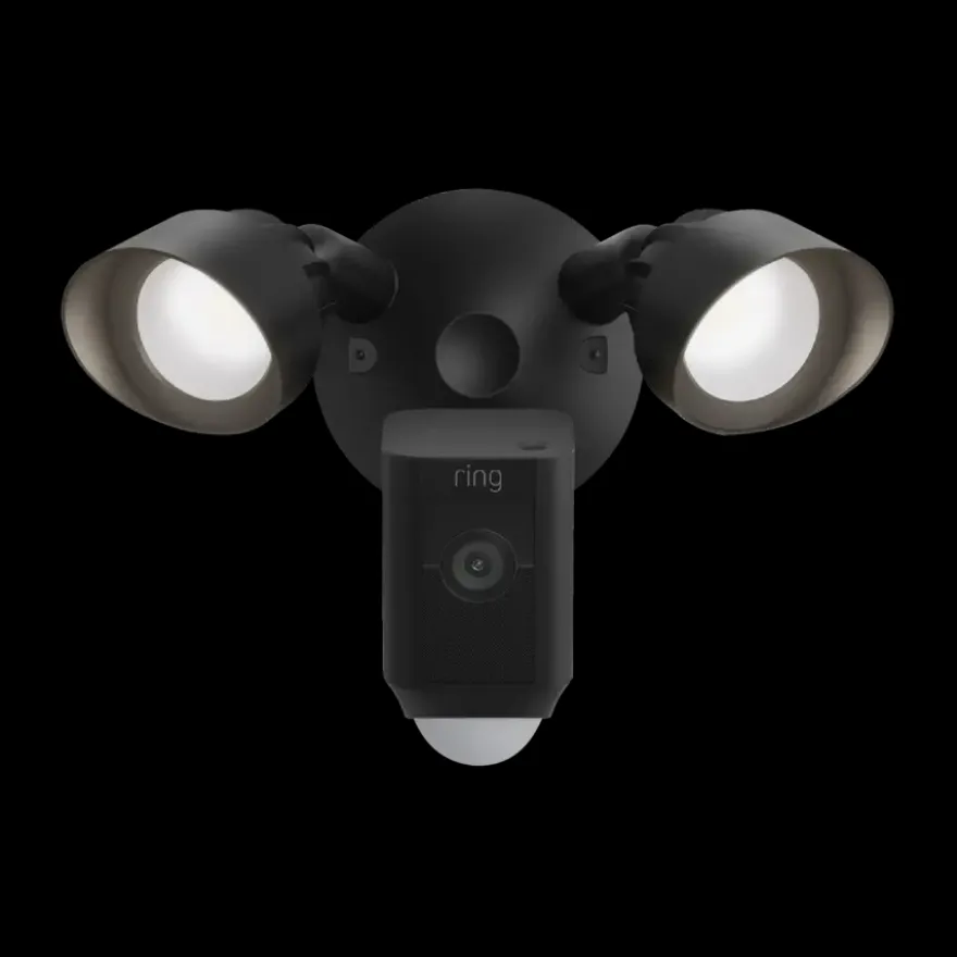 Ring Floodlight Camera Wired Plus Zwart