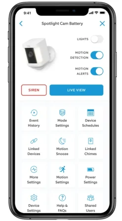 Ring Spotlight Camera Plus Battery Wit