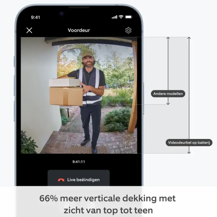 Ring Video Deurbel Satijn Nikkel met Chime Bundel