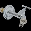 Sanivesk Buitenkraan Meerlagen + Gevelkom 16mmx1/2"M Chroom