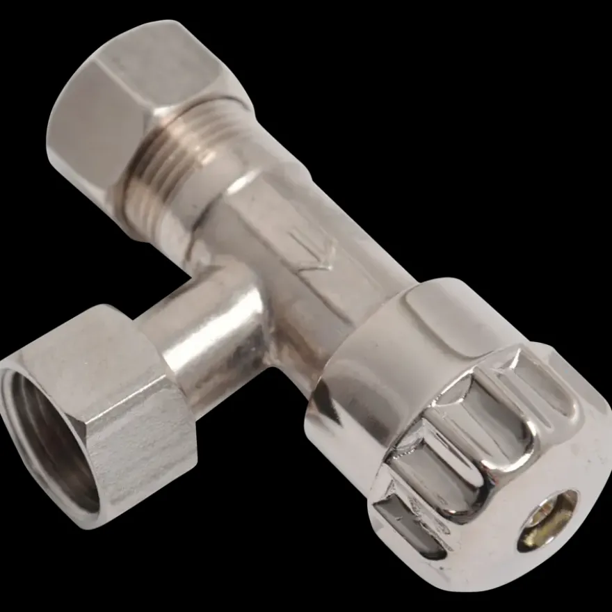 Sanivesk Hoekstopkraan Knel 12mmx3/8"F Chroom
