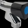 Sanivesk Wasmachinekraan + Keerklep 1/2"M Knop Zwart