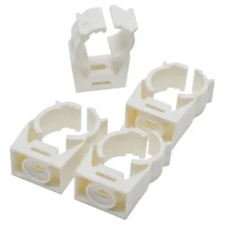Sanivesk Zadel + Klikbevestiging 17mm Wit(WICU15mm) 10 stuks