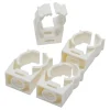 Sanivesk Zadel + Klikbevestiging 20-22mm Wit 4 stuks