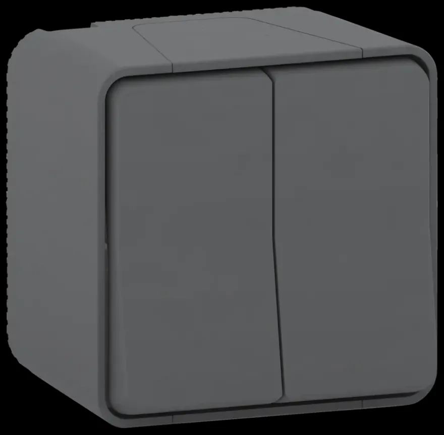 Schneider Electric Mureva Styl serieschakelaar IP55 antraciet