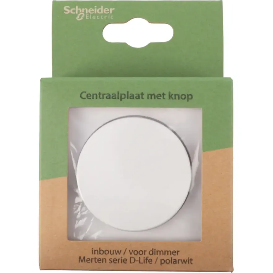 Schneider Merten D-Life centraalplaat dimmer wit
