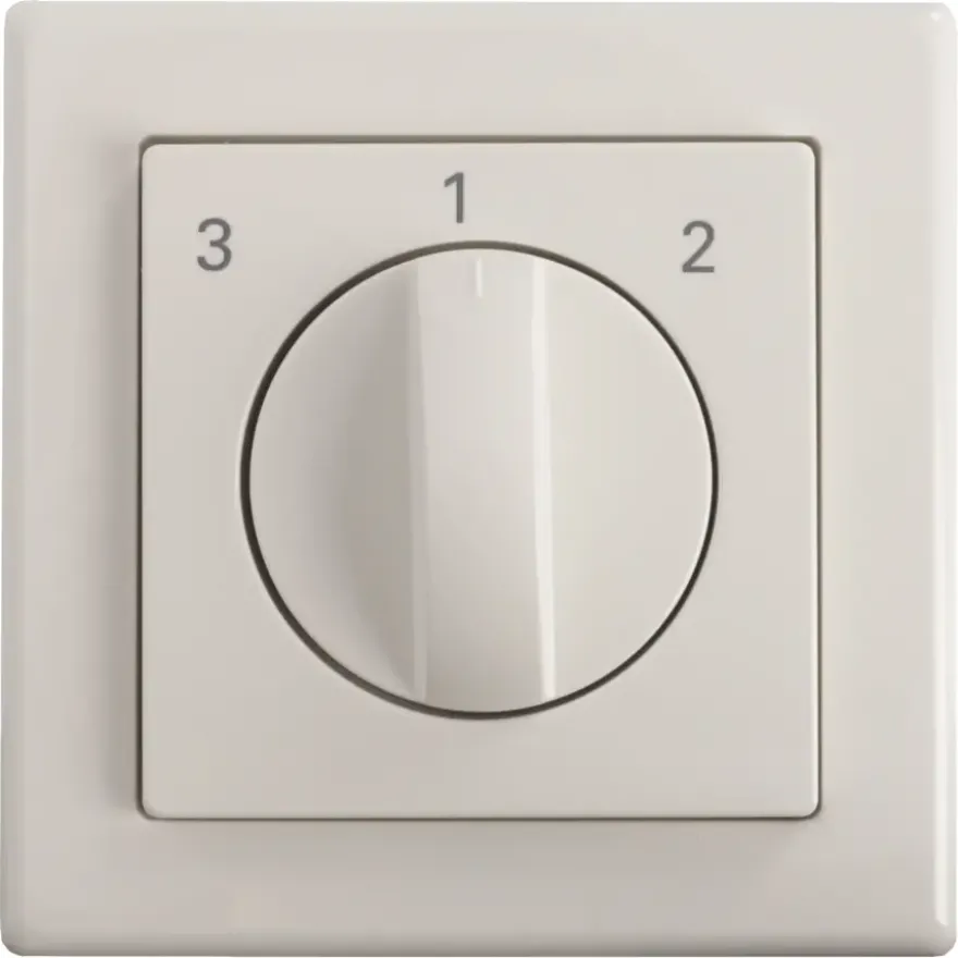 Schneider Merten System-M Ventilatorschakelaar Polarwit