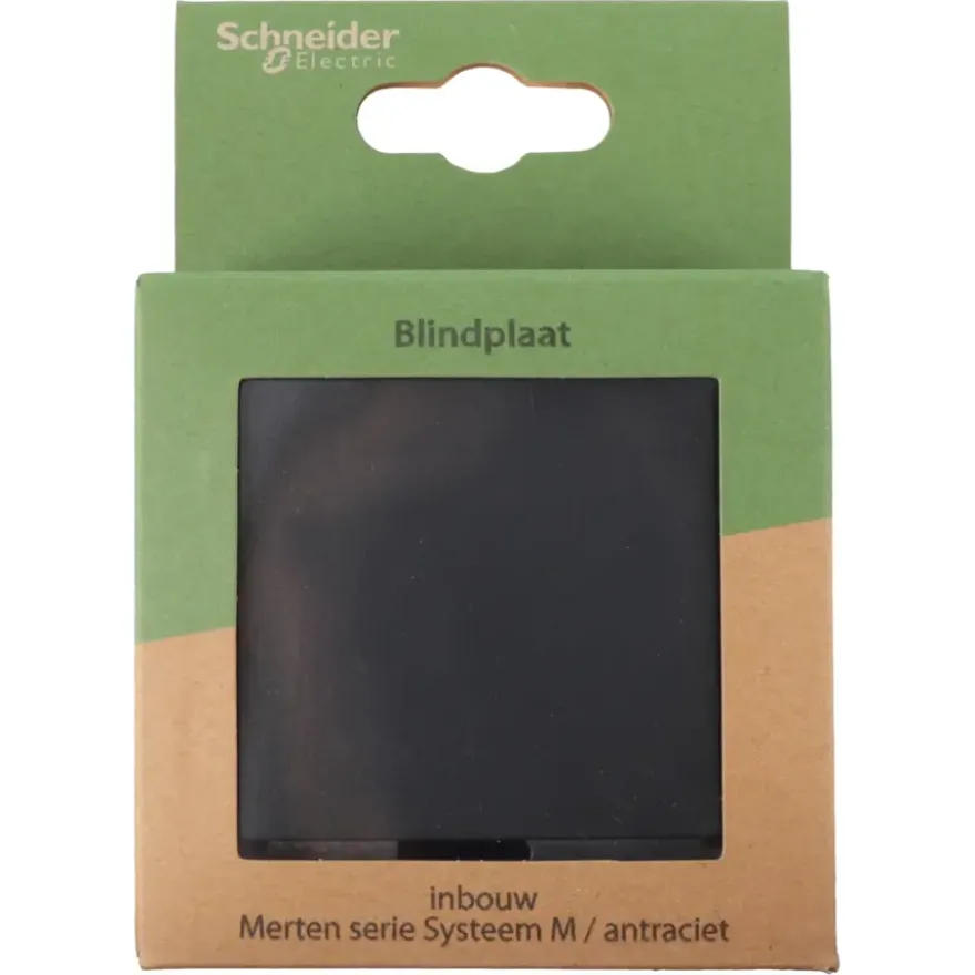 Schneider Merten System-M Afdekplaat Antraciet