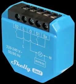 Shelly 1L Gen3 slimme schakelaar WiFi (2-draads)