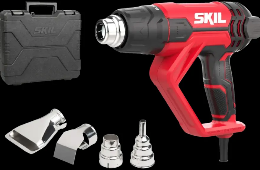 SKIL heteluchtpistool 8040GA 2000W LCD display + 4 opzetstukken