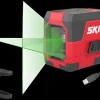 SKIL kruislijnlaser groen 20m 1912AA Li-ion accu - incl. USB lader en klem