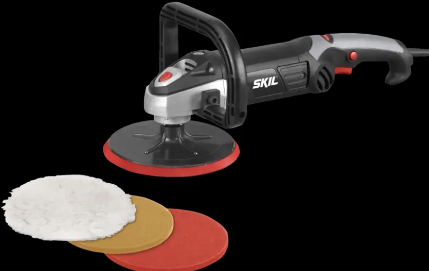 SKIL polijstmachine 1144AA 1200W inclusief 3 polijstschijven 180mm