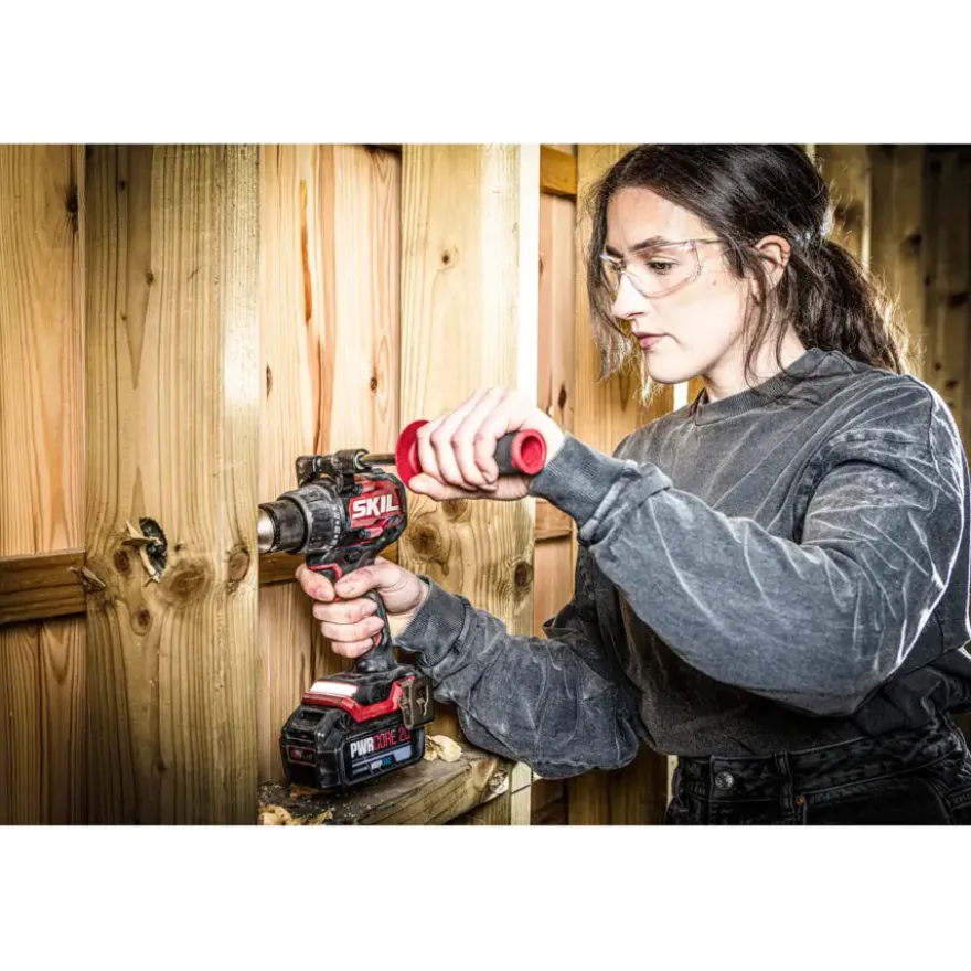 Skil 20V accuboormachine brushless (120Nm)3080HC Incl. 2 accu's 2Ah + lader en koffer
