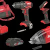 Skil 20V accuboormachine, LED-lamp & handstofzuiger incl. 2.0Ah accu+lader combinatieset