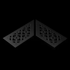 Stonewish Ultra Drain L-rooster zwart disegno patroon