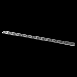 Stonewish Ultra Drain rooster zilver recht patroon 120 cm - 2 stuks
