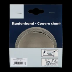 Strijkband inox metallic 23 mm 2,5 m