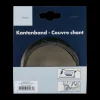 Strijkband zwart eiken 23 mm 2,5 m
