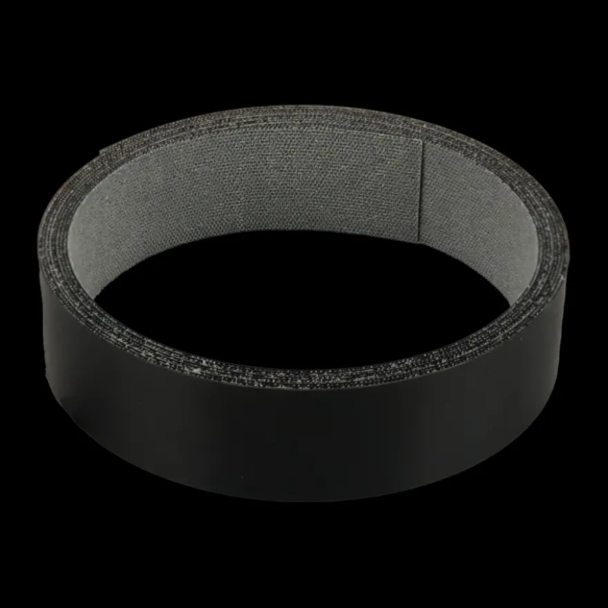 Strijkband zwart eiken 23 mm 2,5 m