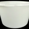 Stuckuip rond 40 liter wit