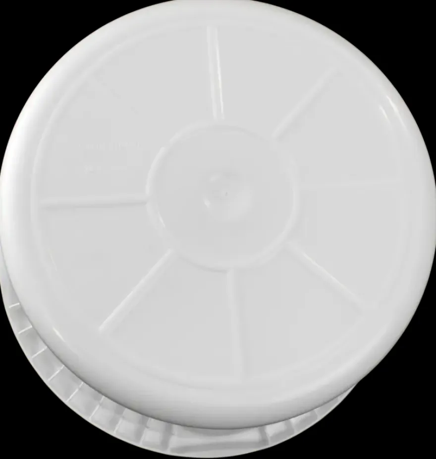 Stuckuip rond 40 liter wit