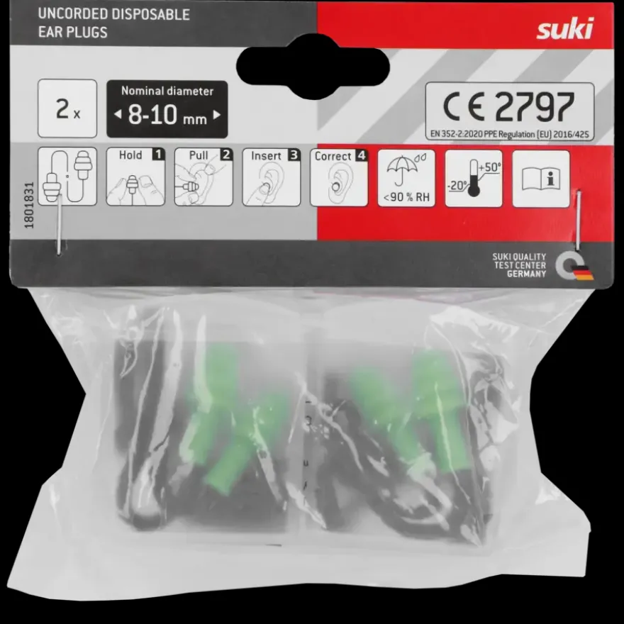 Suki oordoppen met koord - 33 db - 1 paar