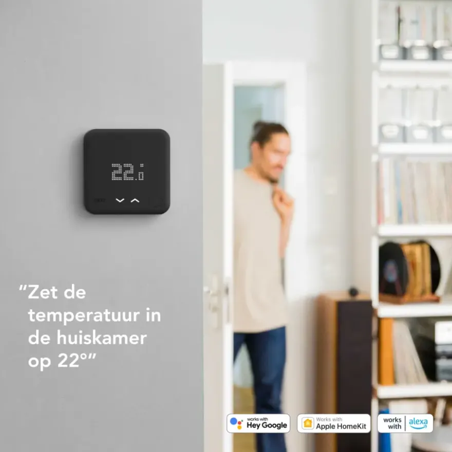Tado Additionele Slimme Thermostaat Multi zone (uitbreiding) Zwart