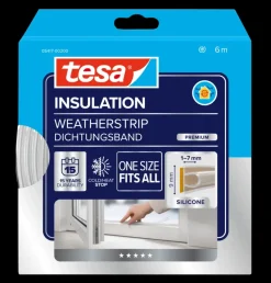 Tesa Premium Tochtband O-profiel zelfklevend transparant 6m