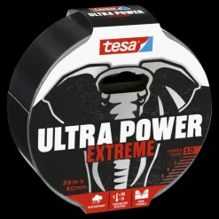 Tesa Ultra Power Extreme Repair tape zwart 25 m x 50 mm