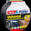 Tesa Universal Extra Power reparatietape zwart 50 mm x 10 m