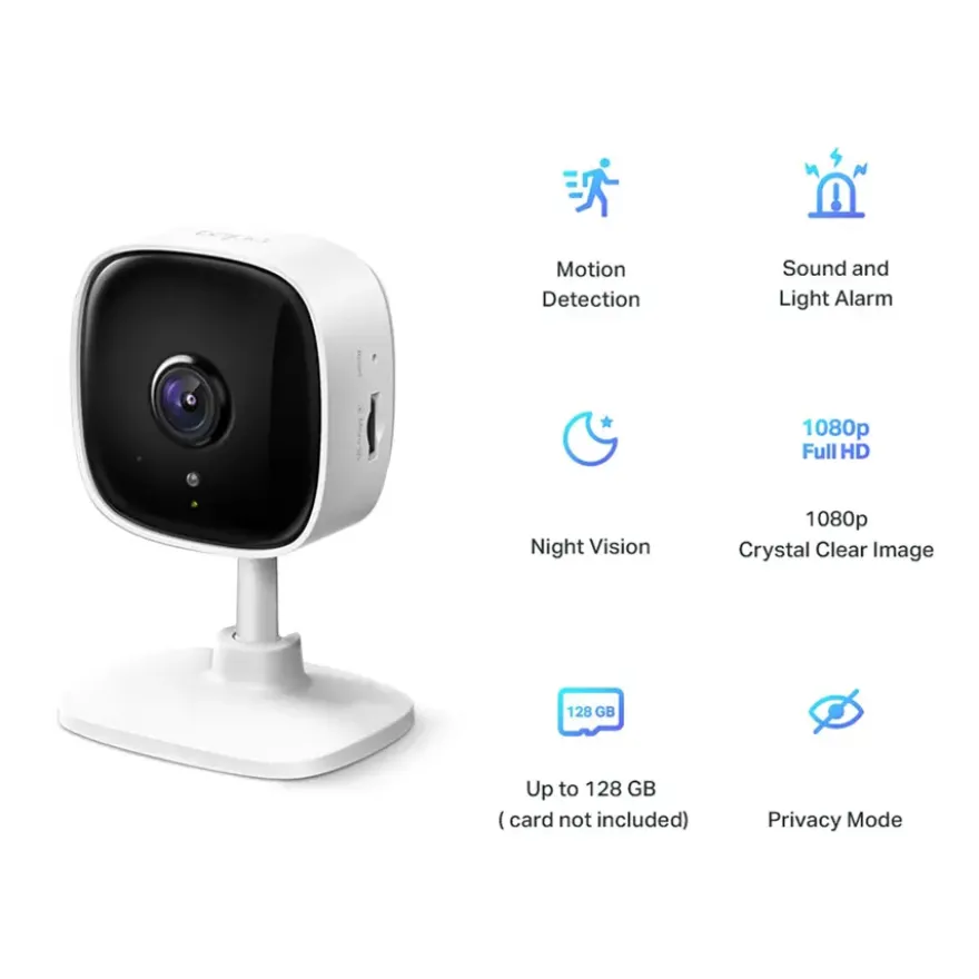 TP-Link Tapo TC60 beveiligingscamera voor binnen Full HD 1080P bedraad