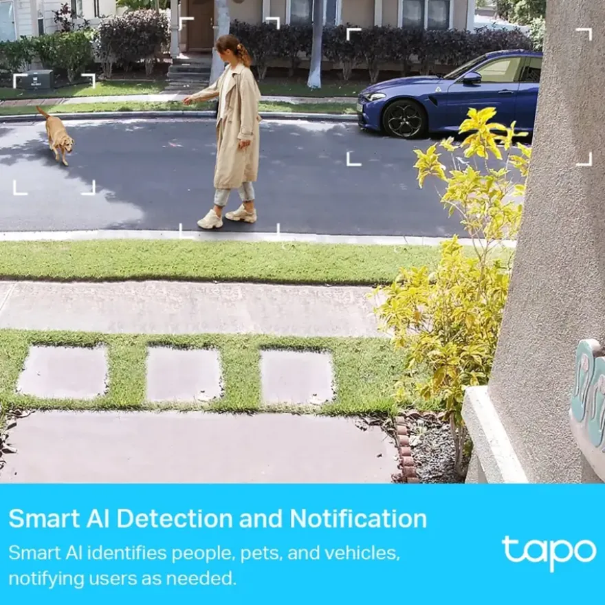 TP-Link Tapo TC420S2 2x beveiligingscamera's voor buiten 2.5K Ultra HD met batterij