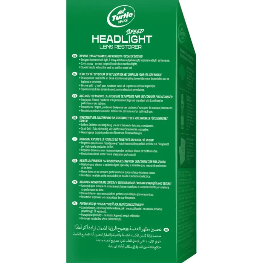 Turtle Wax Speed Headlight Kit