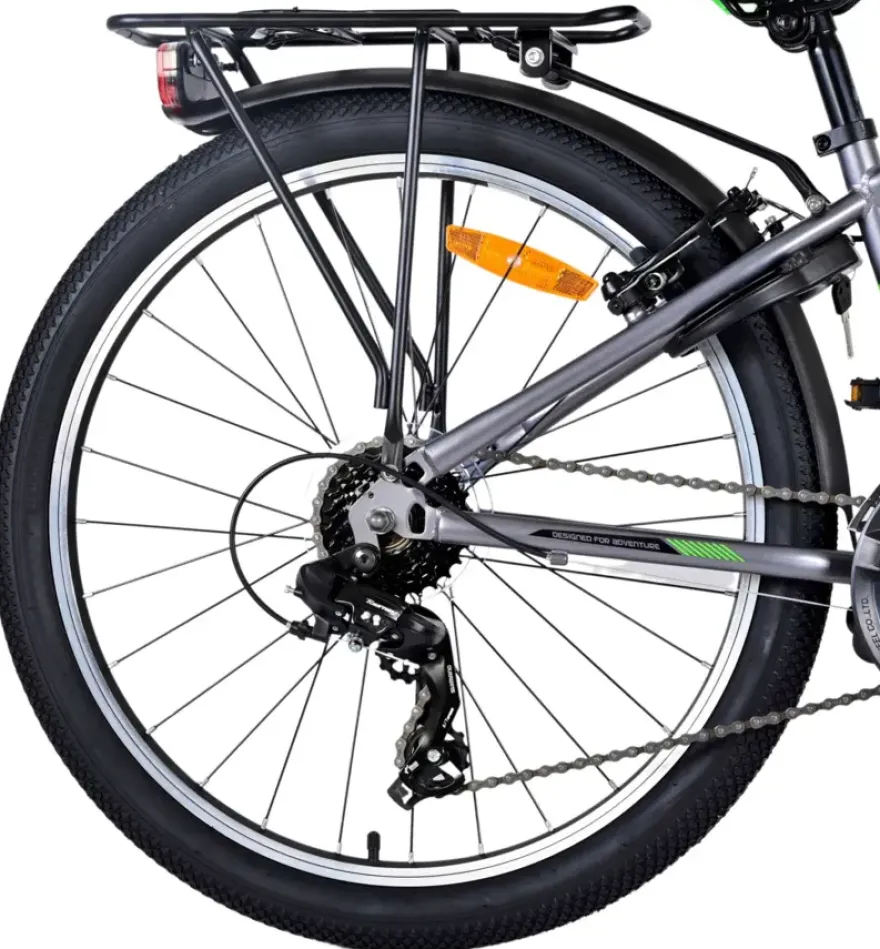 Volare Cross kinderfiets grijs 24 inch