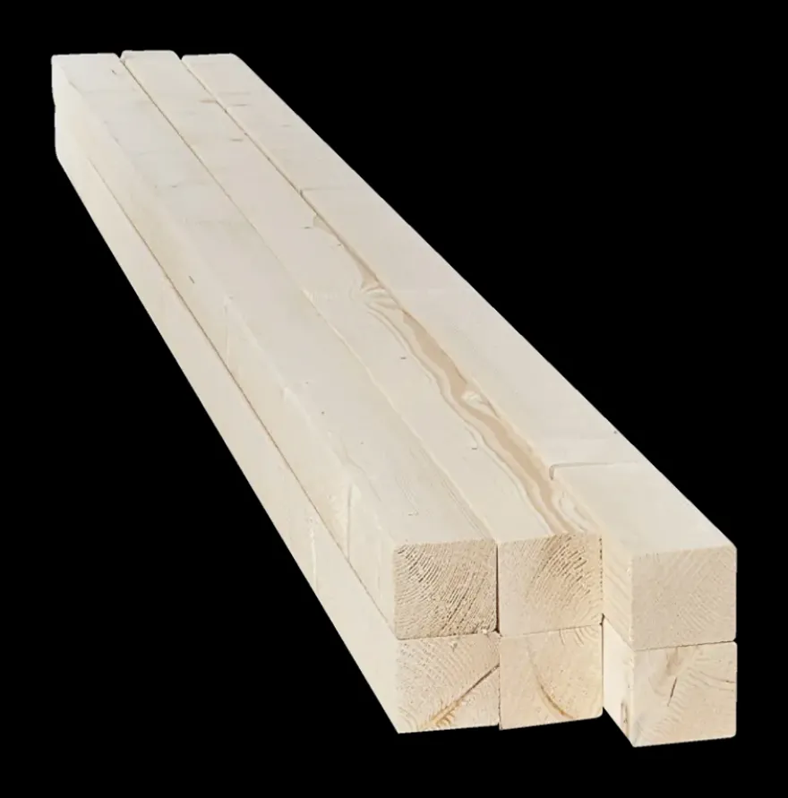 Voordeelpak geschaafd vuren 44 x 44mm lengte 270cm 6 stuks