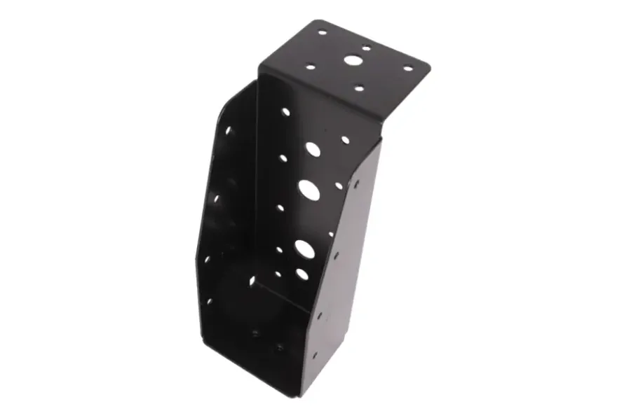 Waelbers balkdrager met lange lip 71 x 171 mm zwart