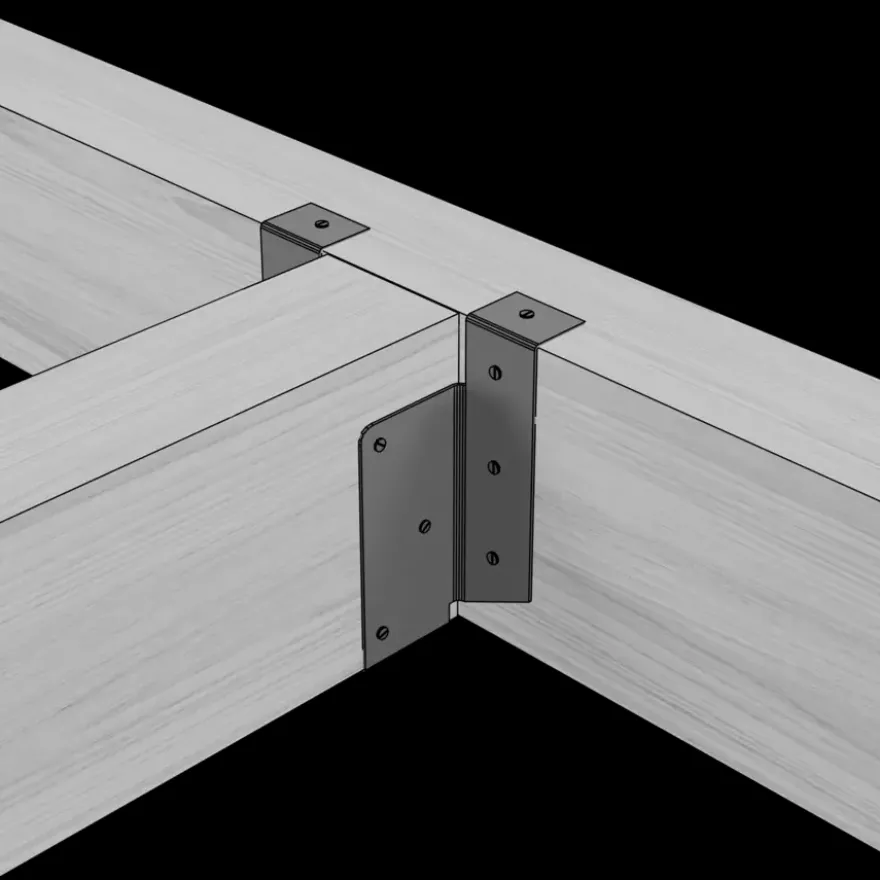 Waelbers raveeldrager met strip 190 x 59 mm verzinkt