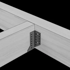Waelbers raveeldrager zwaar 75 x 152 mm zwart