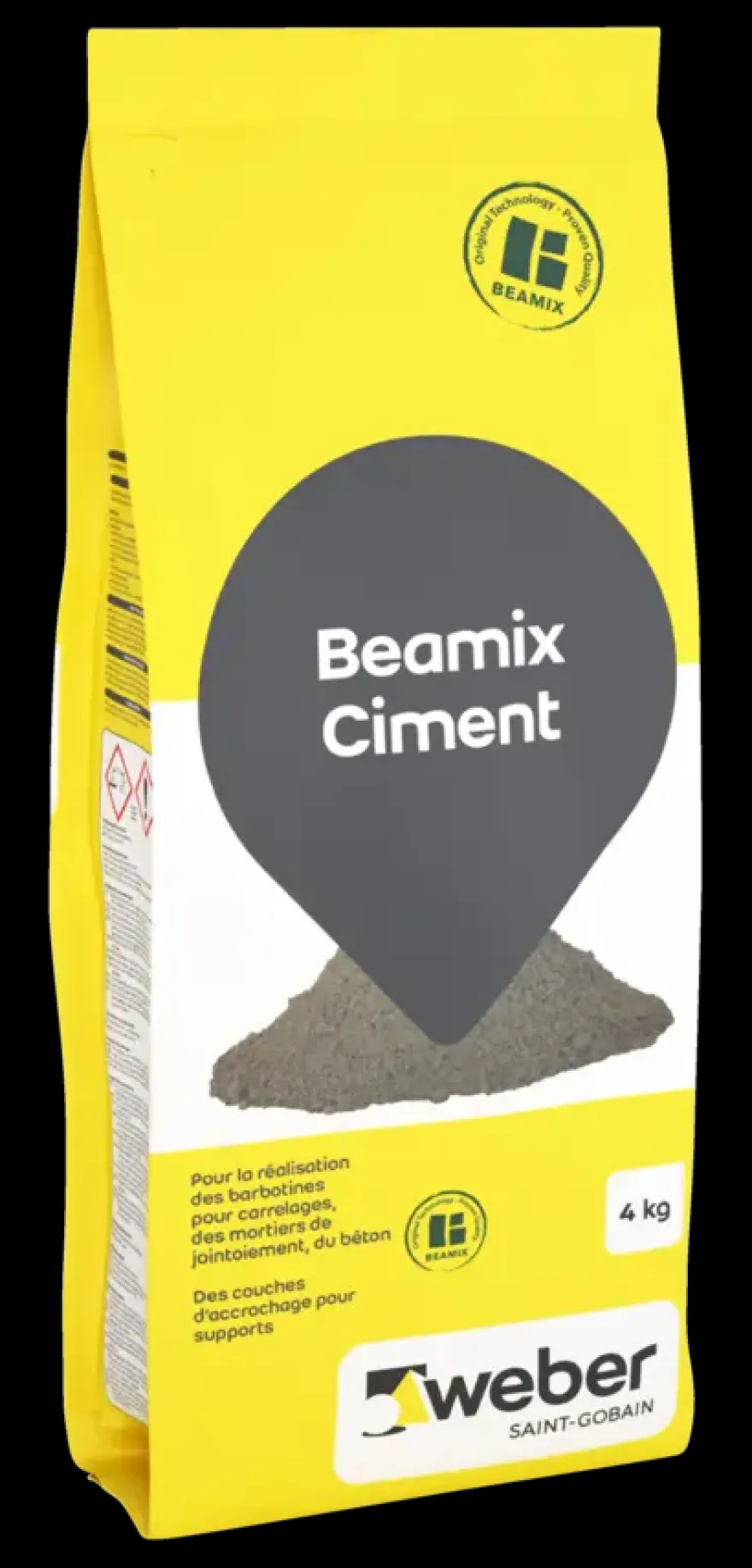 Weber Beamix cement 800 grijs 4 kg