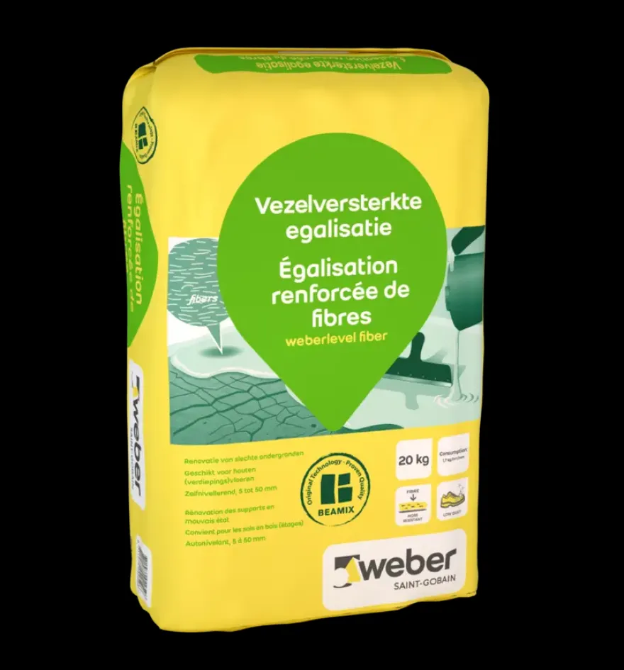 Weber Beamix Egalisatie vezelversterkt 20 kg