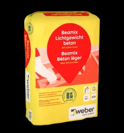 Weber Beamix lichtgewicht betonmortel grijs 18 kg