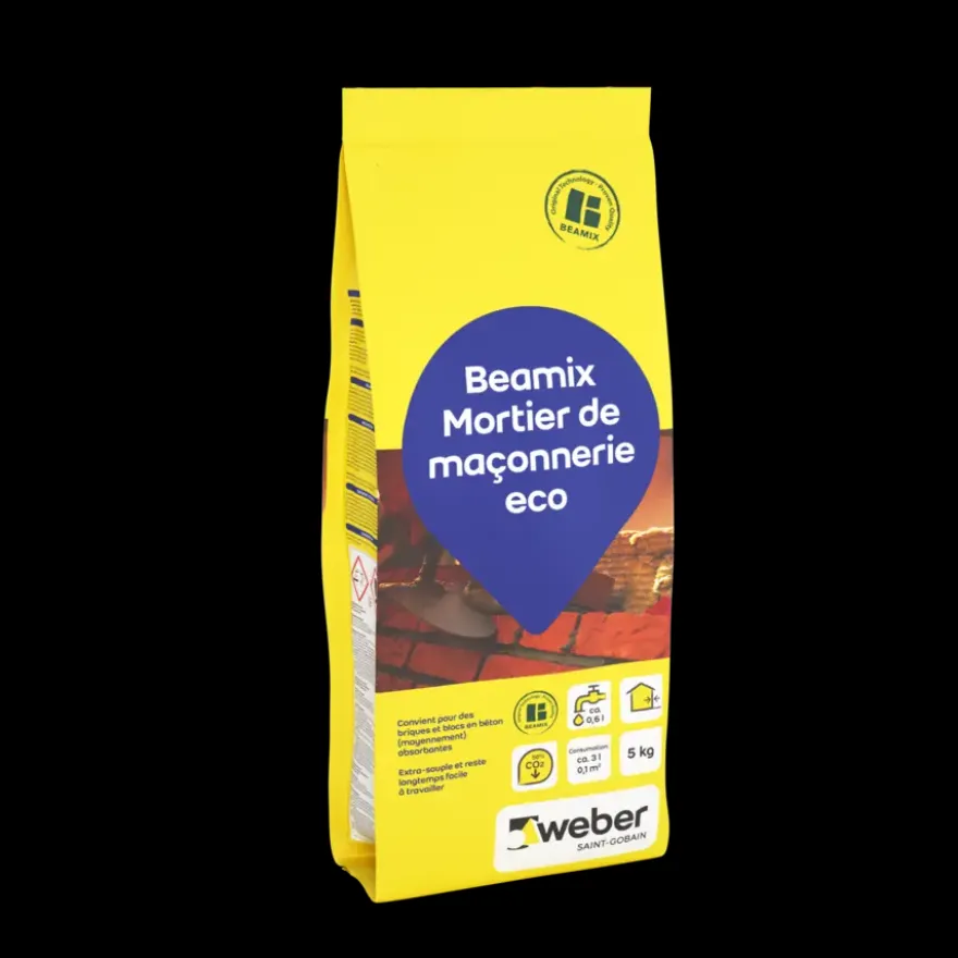 Weber Beamix metselmortel eco grijs 5 kg