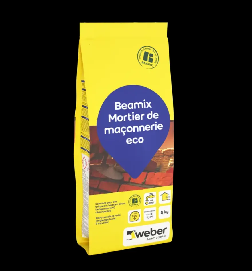 Weber Beamix metselmortel eco grijs 5 kg